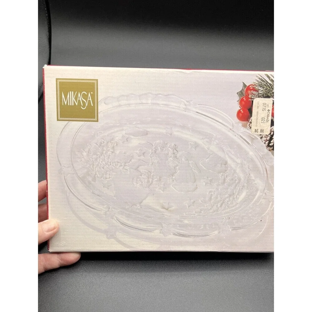 MIKASA Holiday Lights SWEET DISH 9